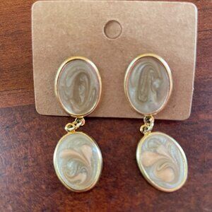 Bundle 3 for $12.  Gold Tone Dangle Earrings